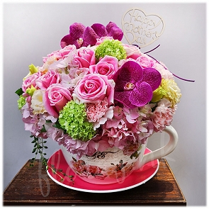 MD6  Happy Mother's Day 母親節特大花茶杯 (SOLD OUT) MD6  Happy Mother's Day 母親節特大花茶杯 (SOLD OUT)